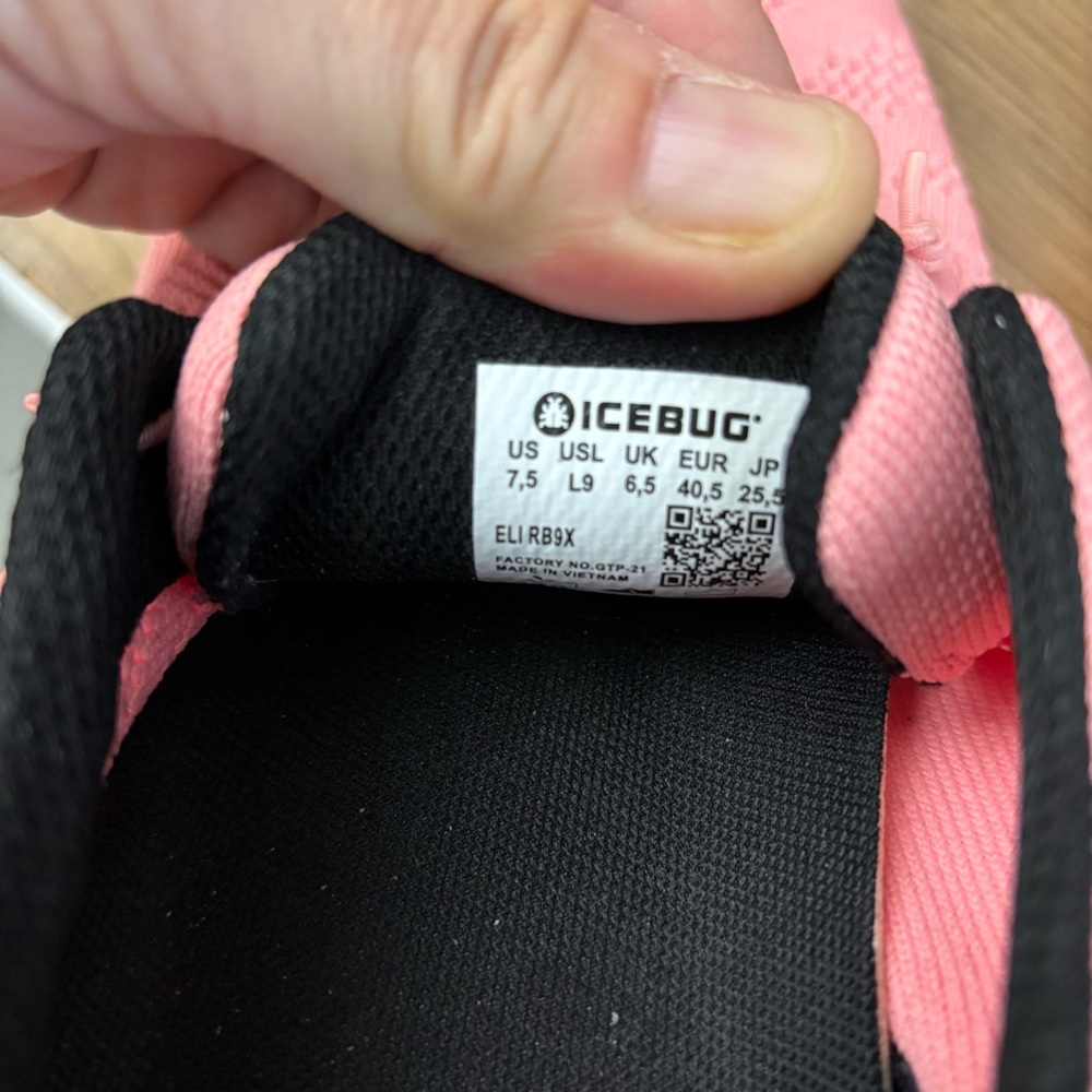 Icebug Eli RB9X Athletic Comfort Shoes Pink Lemonade Women’s - Picture 2 of 10